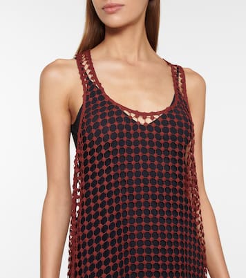 Mesh midi dress | Ganni