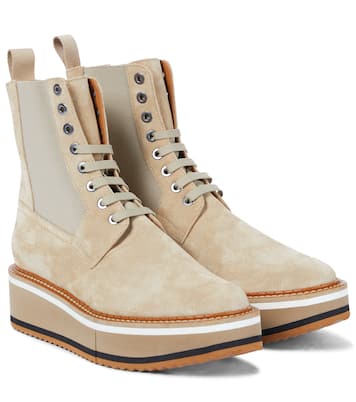 Botas de combate Brendy de gamuza | Clergerie