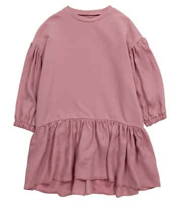 Robe sweat-shirt en jersey de coton stretch | Il Gufo