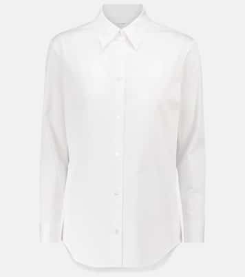 Petra cotton-blend shirt | The Row