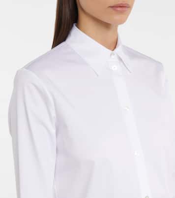 Petra cotton-blend shirt | The Row