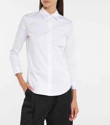 Petra cotton-blend shirt | The Row