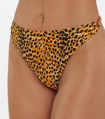 Leopard print bikini bottoms | Ganni