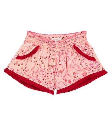 Lulu floral shorts | Poupette St Barth Kids