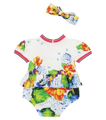 Baby Set aus Body und Haarband | Dolce&Gabbana Kids