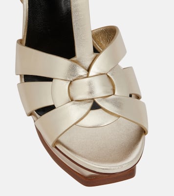 Sandali Tribute 135 in pelle con plateau | Saint Laurent