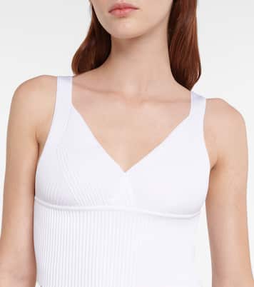 Ribbed crop top | Alaïa