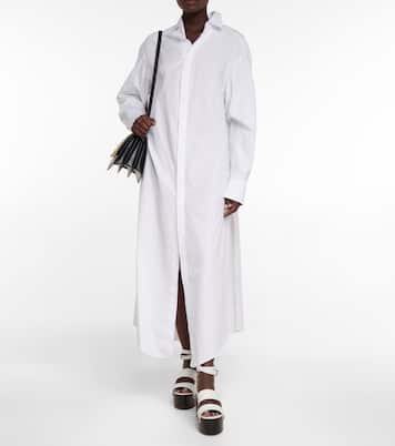 Abito chemisier in popeline di cotone | Alaïa