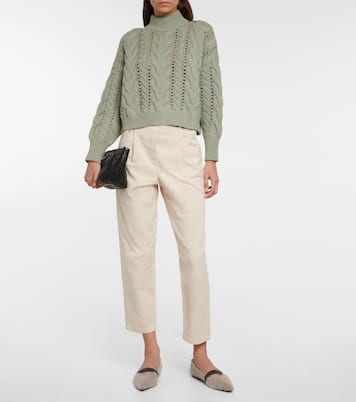 Jersey de lana, cachemir y seda | Brunello Cucinelli