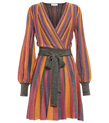 Vestido corto de punto Marsha a rayas | Rebecca Vallance