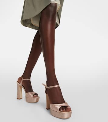 Keaton embellished satin sandals | Malone Souliers