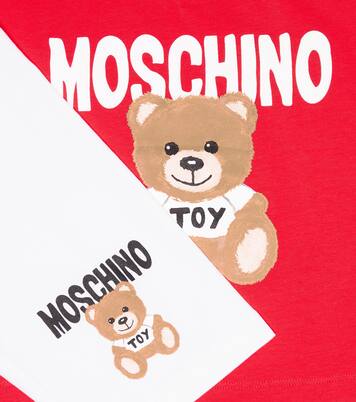 Ensemble t-shirt et short imprimés en coton | Moschino Kids