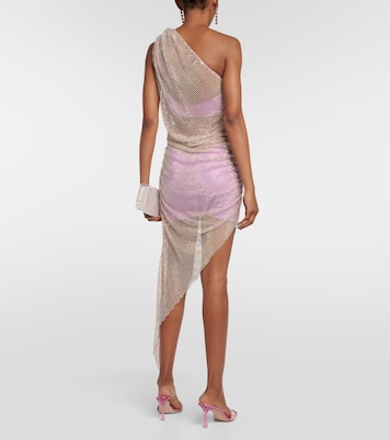 Embellished mesh midi dress | Giuseppe di Morabito