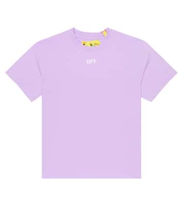 T-shirt in cotone con logo | Off-White Kids