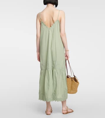 Cotton poplin midi dress | Juliet Dunn