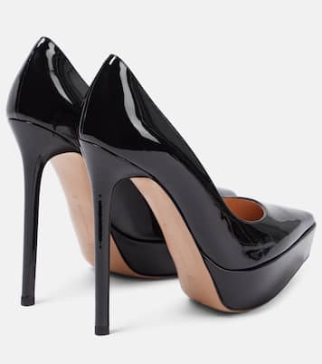 Pumps con plateau in vernice | Gianvito Rossi