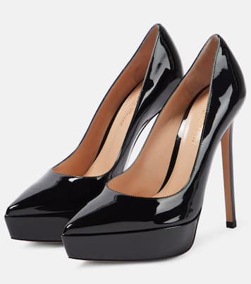 Pumps con plateau in vernice | Gianvito Rossi