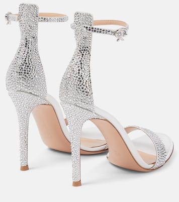 Bridal Verzierte Sandalen Glam aus Satin | Gianvito Rossi