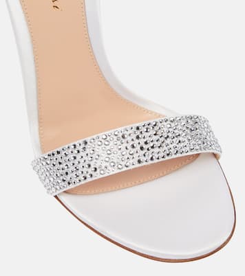 Bridal Verzierte Sandalen Glam aus Satin | Gianvito Rossi