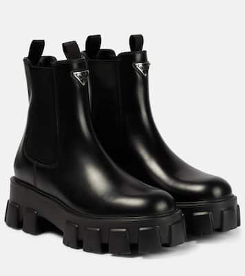 Chelsea Boots Monolith aus Leder | Prada