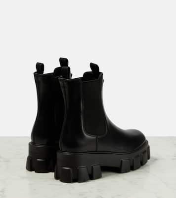 Chelsea Boots Monolith aus Leder | Prada