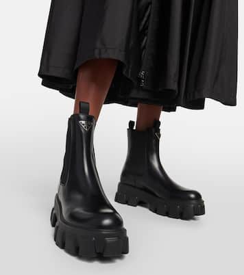 Chelsea Boots Monolith aus Leder | Prada