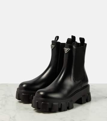 Chelsea Boots Monolith aus Leder | Prada