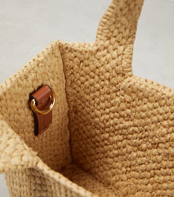 Paula's Ibiza logo raffia tote bag | Loewe