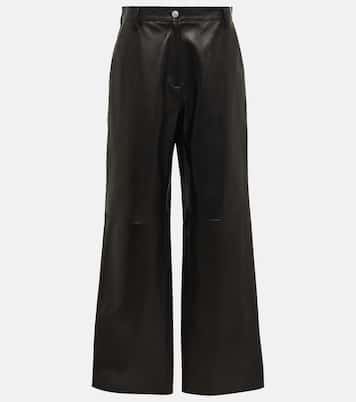 Pantalon à taille haute en cuir | Magda Butrym
