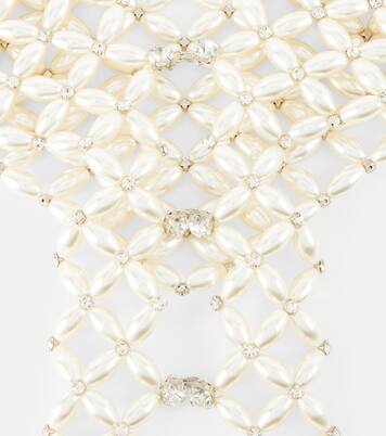 Sciarpa con perle bijoux | Simone Rocha