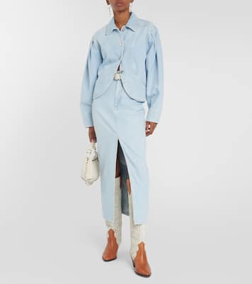 Falda larga Vinea en denim | Isabel Marant