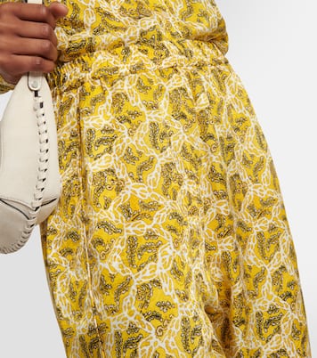Pantaloni Piera regular in misto seta | Isabel Marant