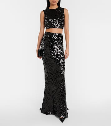 Jupe longue à sequins | Dolce&Gabbana
