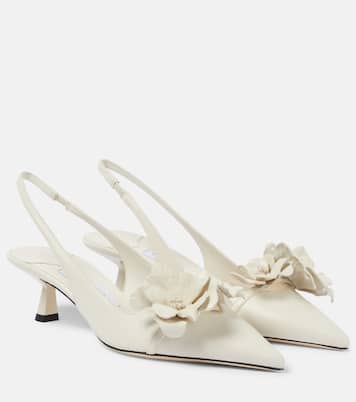 Slingback-Pumps Amita 45 aus Leder | Jimmy Choo