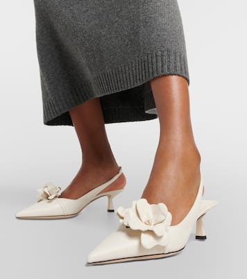 Slingback-Pumps Amita 45 aus Leder | Jimmy Choo