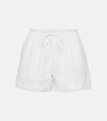 Shorts White Bay in lino | Heidi Klein