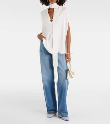 Rockstud patent leather ballet flats | Valentino Garavani