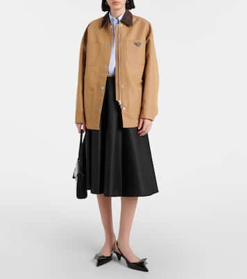 Oversized canvas jacket | Prada