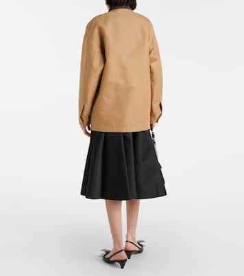 Oversized canvas jacket | Prada