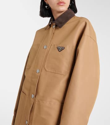 Oversized canvas jacket | Prada