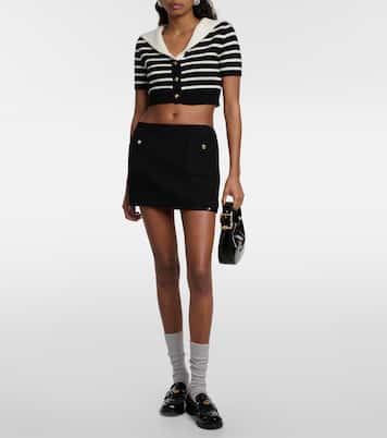 Cardigan raccourci en cachemire | Miu Miu
