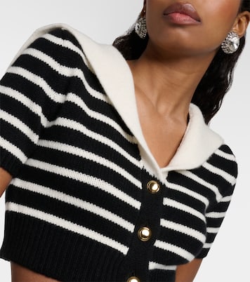 Cardigan raccourci en cachemire | Miu Miu
