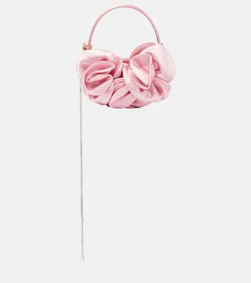 Borsa Vesna Micro in raso con applicazioni floreali | Magda Butrym
