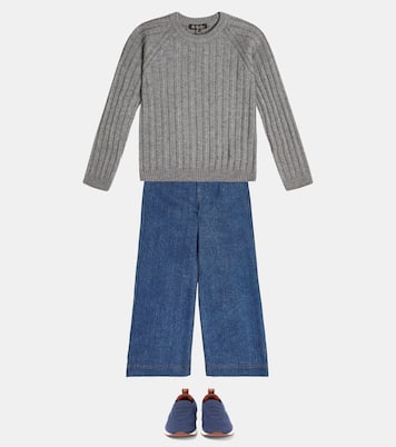 Sneakers slip-on 360 LP in maglia | Loro Piana Kids