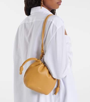 Borsa a spalla Flamenco Mini in pelle | Loewe