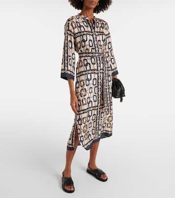 Bedrucktes Midikleid Falesia aus Twill | 'S Max Mara
