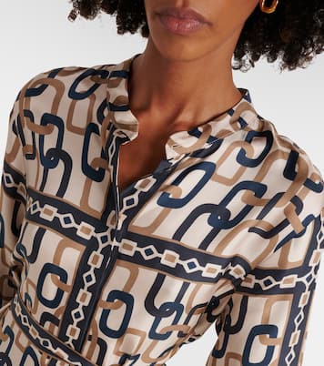 Bedrucktes Midikleid Falesia aus Twill | 'S Max Mara