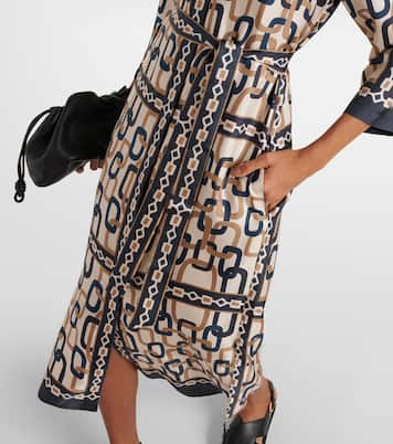 Bedrucktes Midikleid Falesia aus Twill | 'S Max Mara