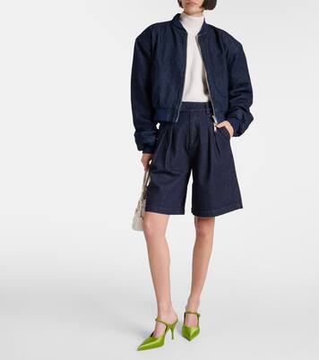 Bermudas Xavier de denim | The Frankie Shop