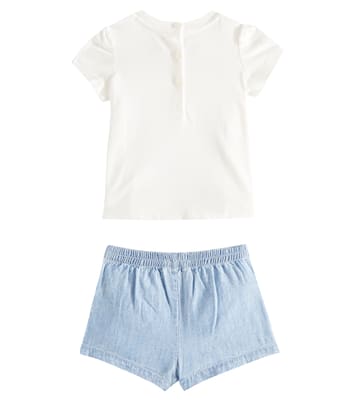 Baby Polo Bear T-shirt and shorts set | Polo Ralph Lauren Kids